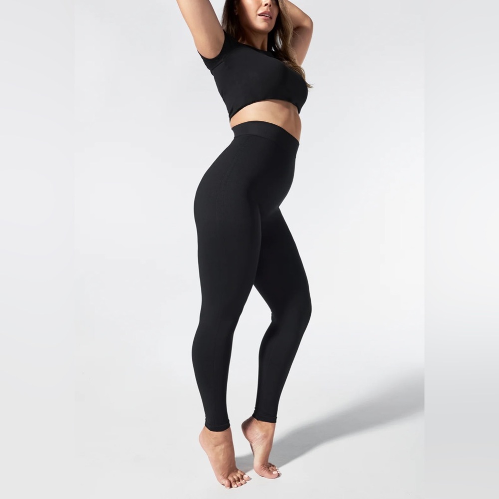 BLANQI EVERYDAY Highwaist Postpartum + Nursing Support Leggings Medium Black
